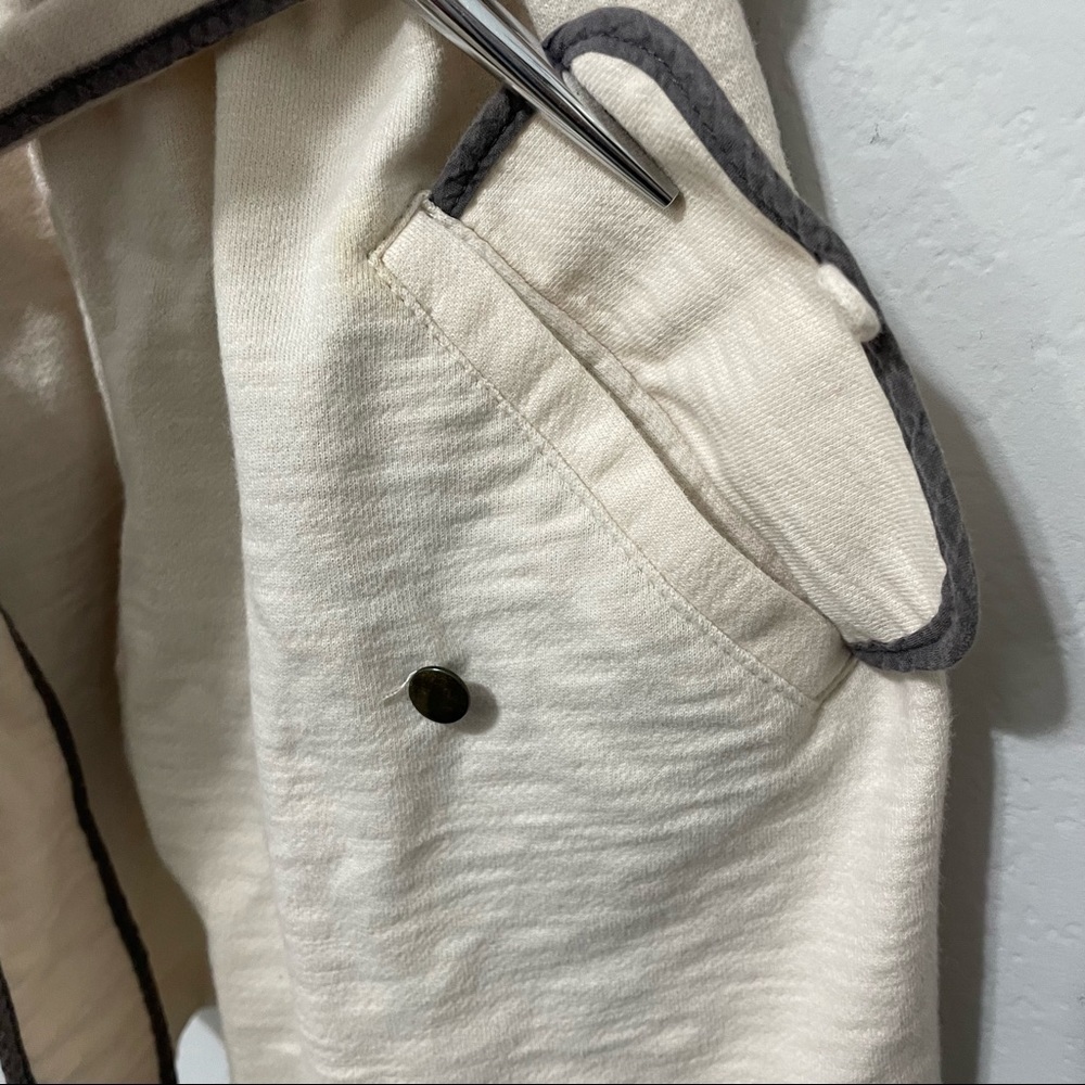 Anthropologie Cardigan Jacket Cotton SMTWTFS Hooded Small S - Picture 10 of 13